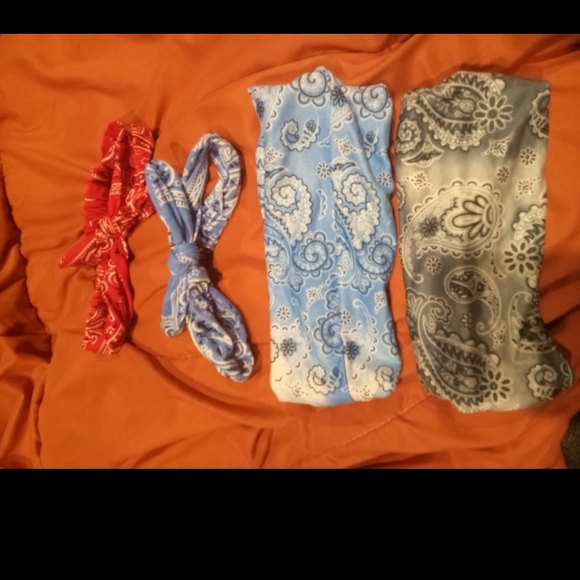 Other - Paisley Print Hair Accessories Set